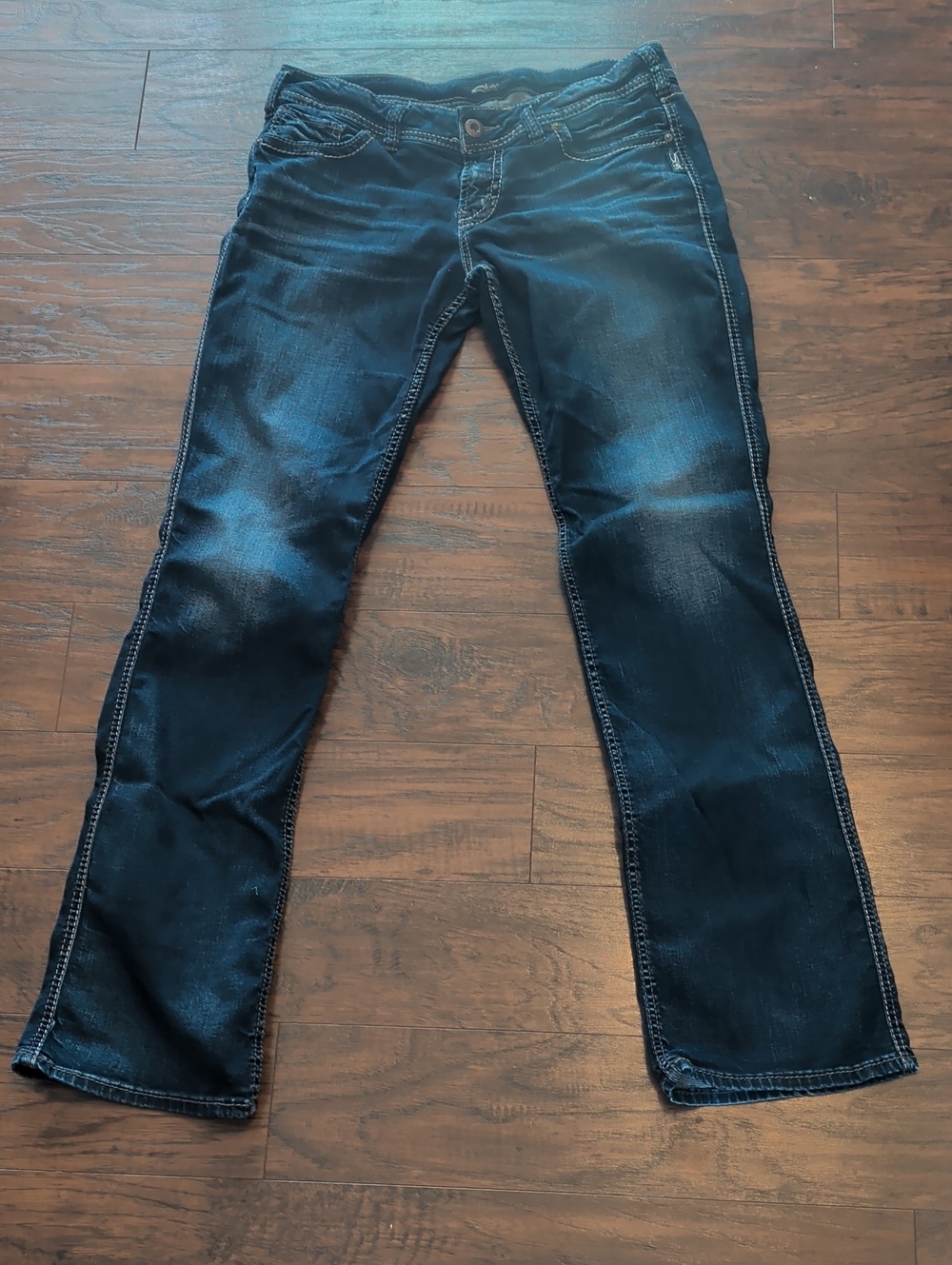 Silver Jeans Women's Dark Blue Bootcut Jeans